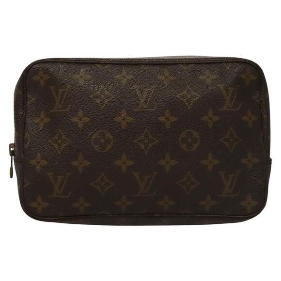 Louis Vuitton Trousse De Toilette Brown Canvas Clutch Bag (Pre-Owned) - Picture 1 of 16